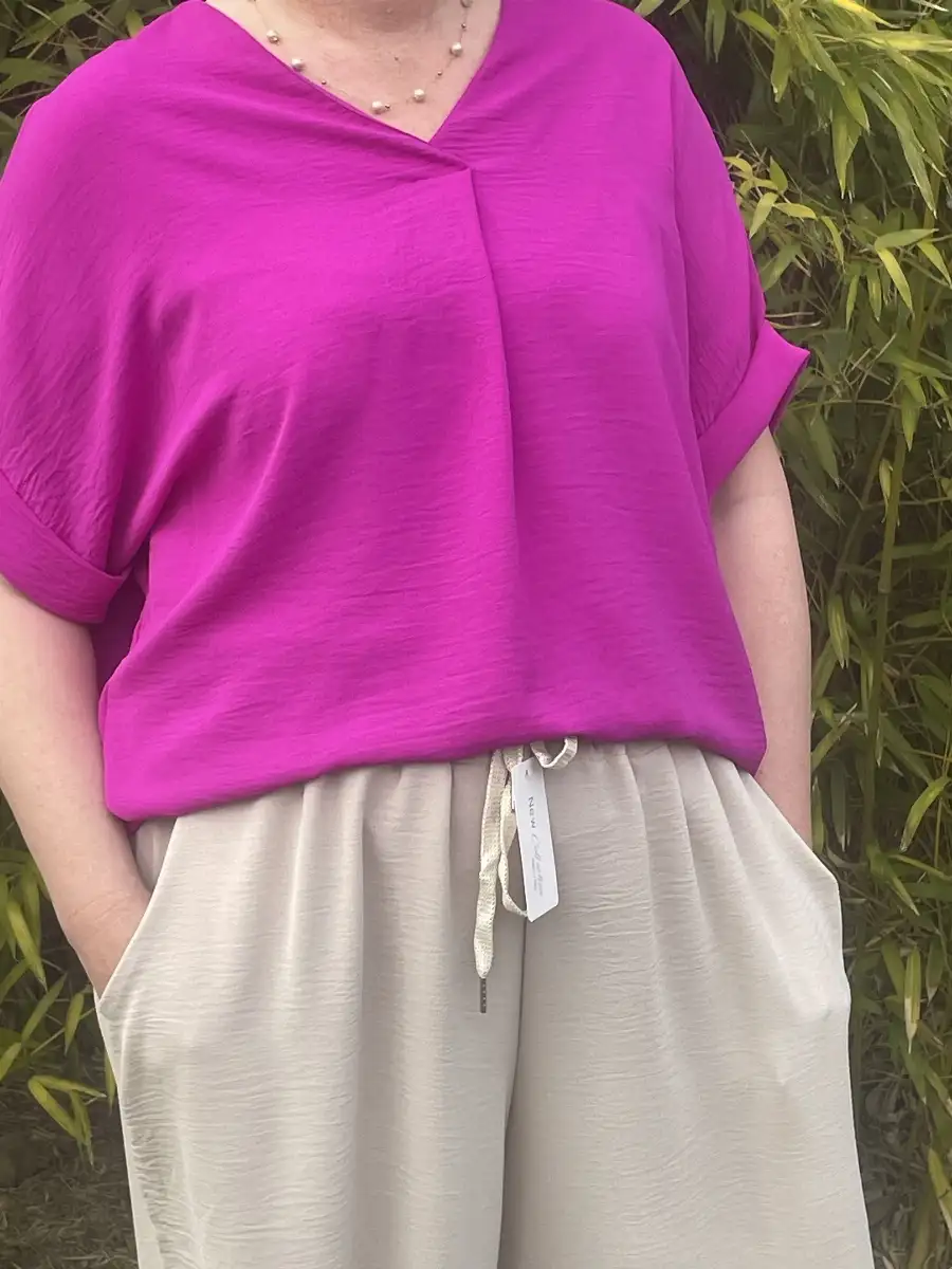 HAUT 44/50 FUSHIA  HG01