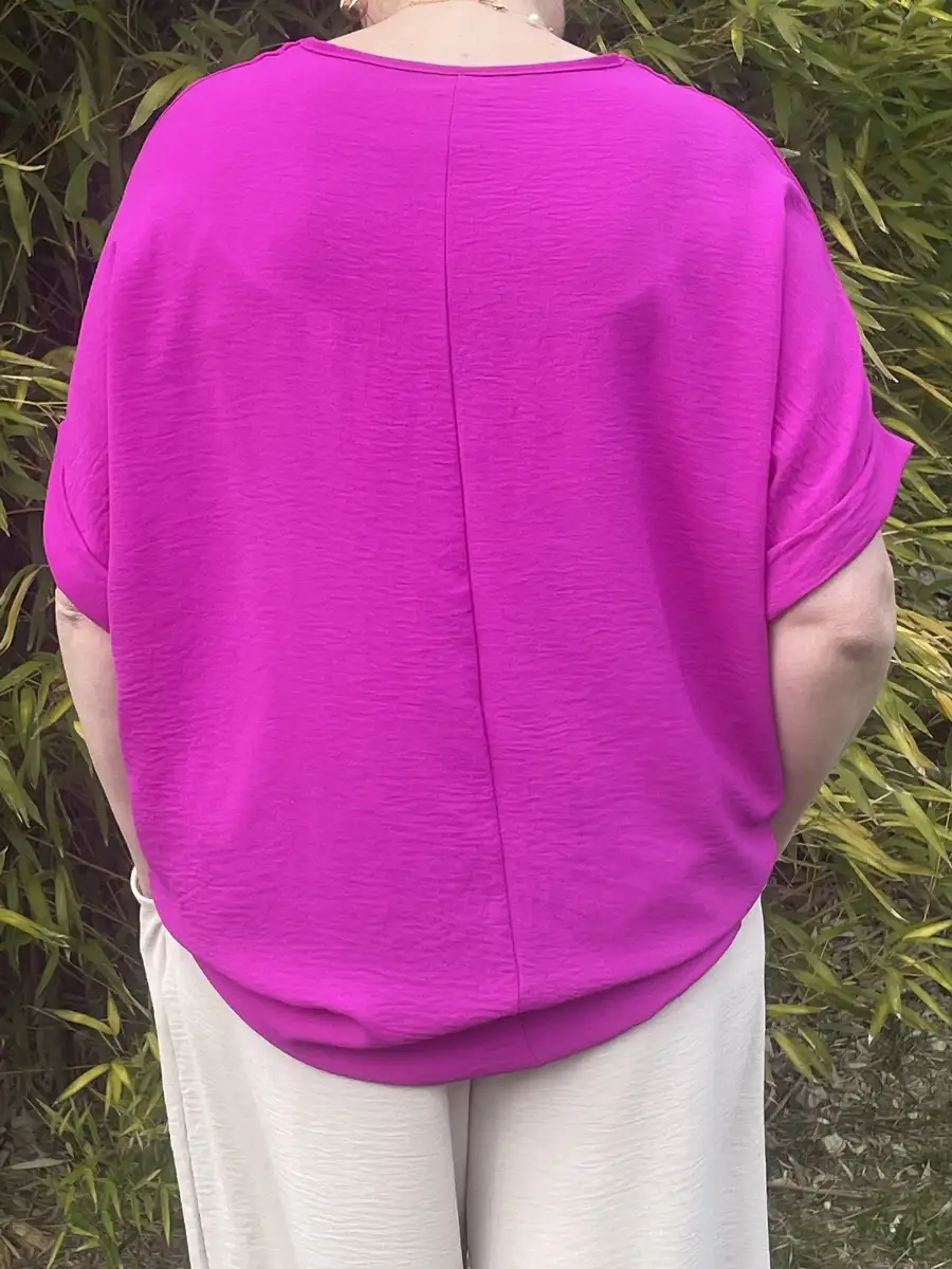 HAUT 44/50 FUSHIA  HG01