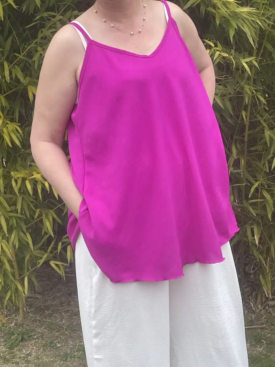 DEBARDEUR 44/50 FUSHIA HG06