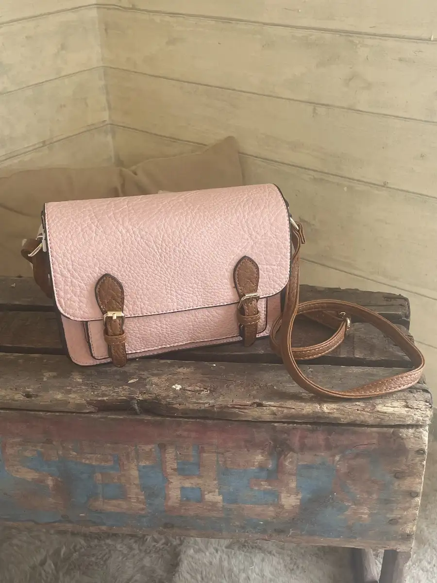 SAC EN CUIR PINK