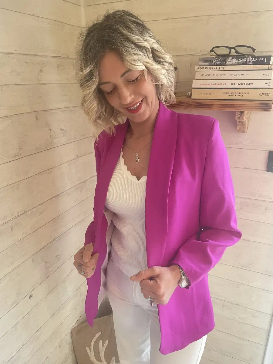 BLAZER FUSHIA