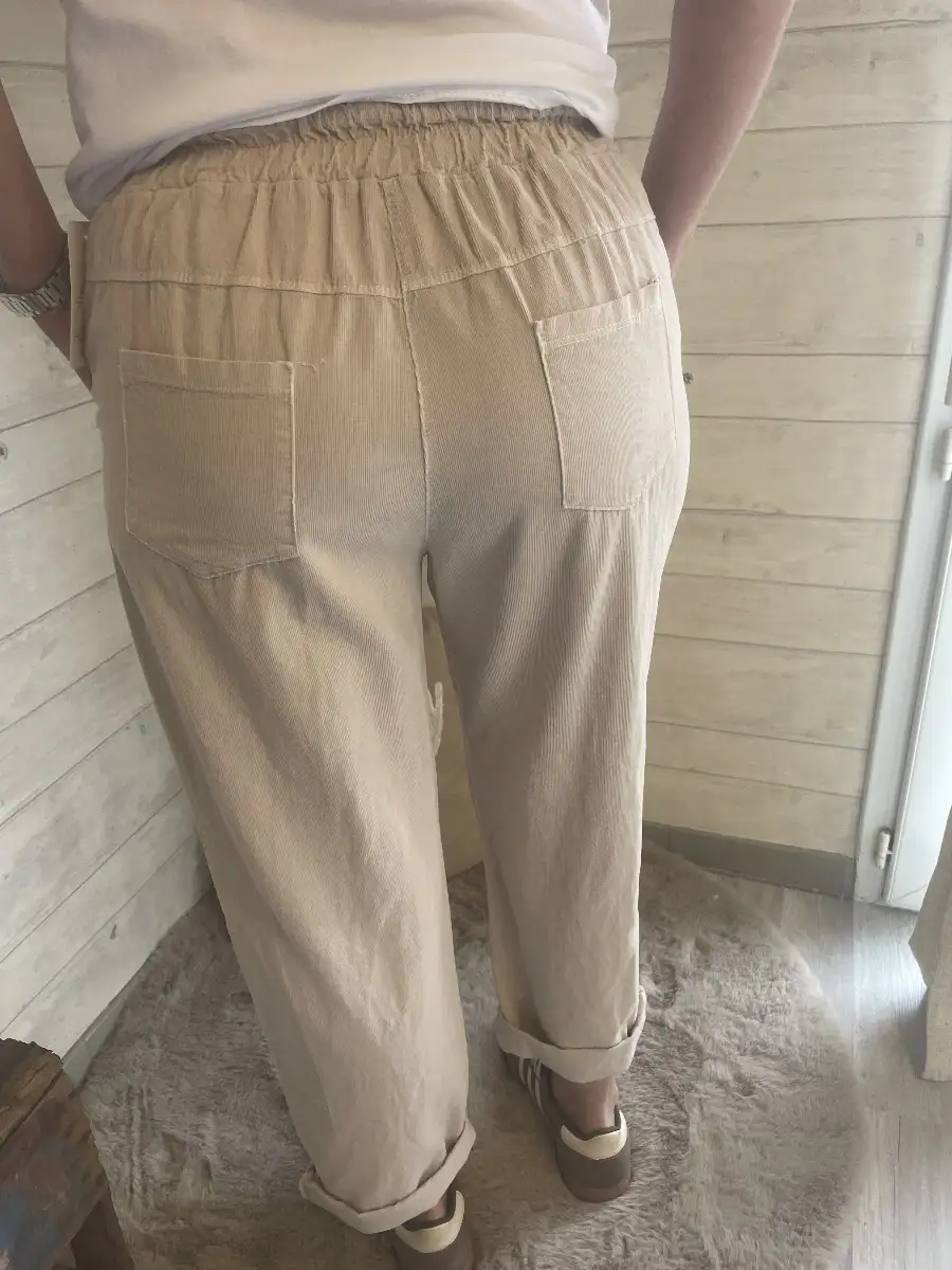 PANTALON 34/42 LEGER BEIGE P05
