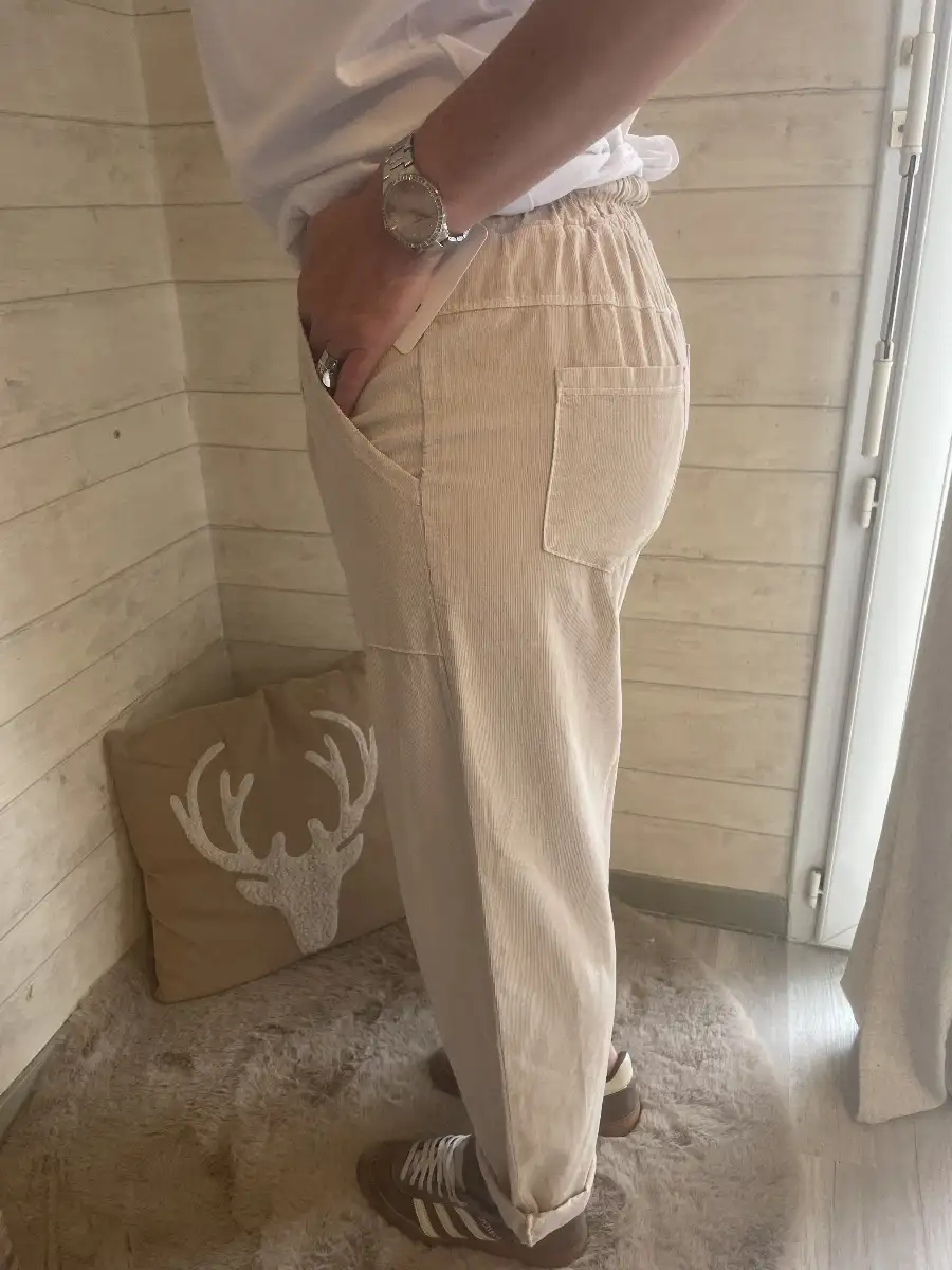 PANTALON 34/42 LEGER BEIGE P05