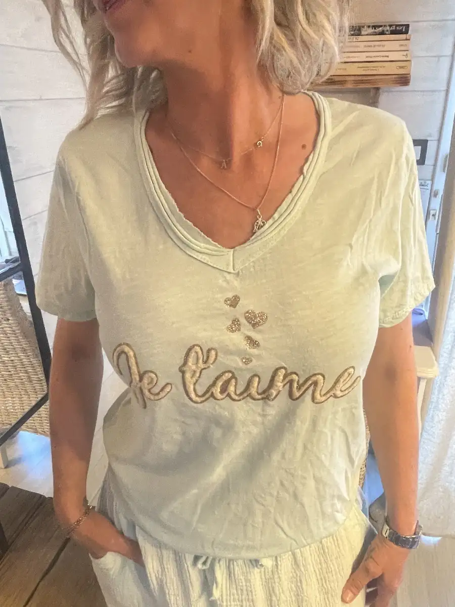 TEE SHIRT  JE T’AIME H25