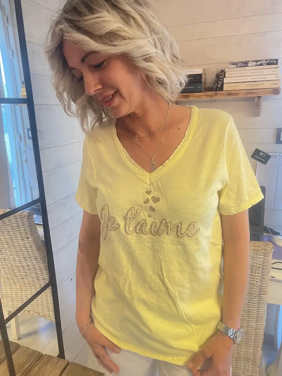 TEE SHIRT JE T’AIME H24