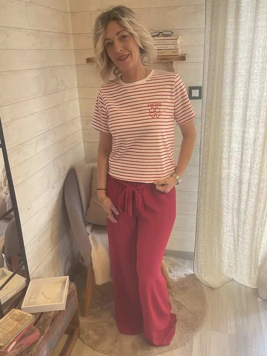PANTALON 34/42 LEGER ROUGE