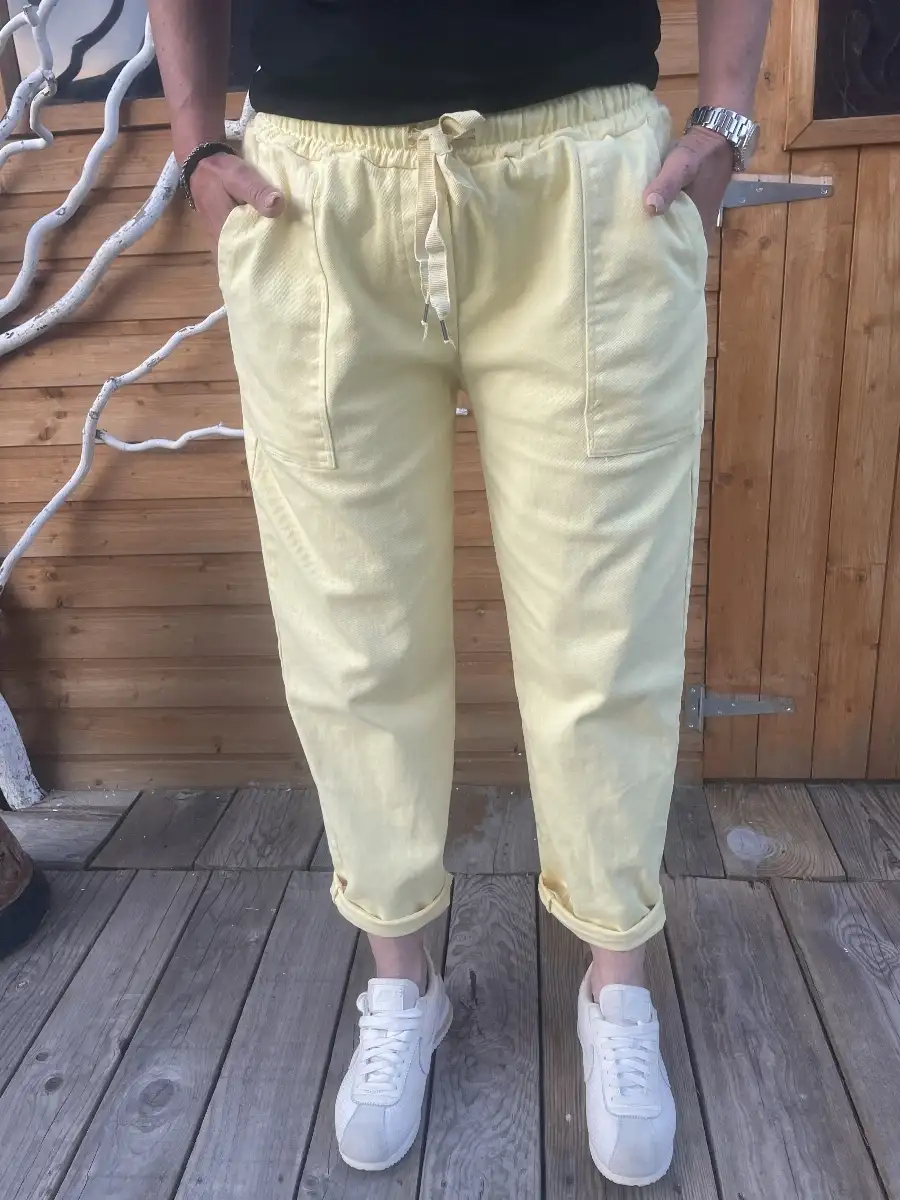 Pantalon JAUNE 34/42