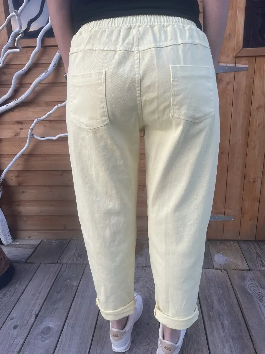 Pantalon JAUNE 34/42