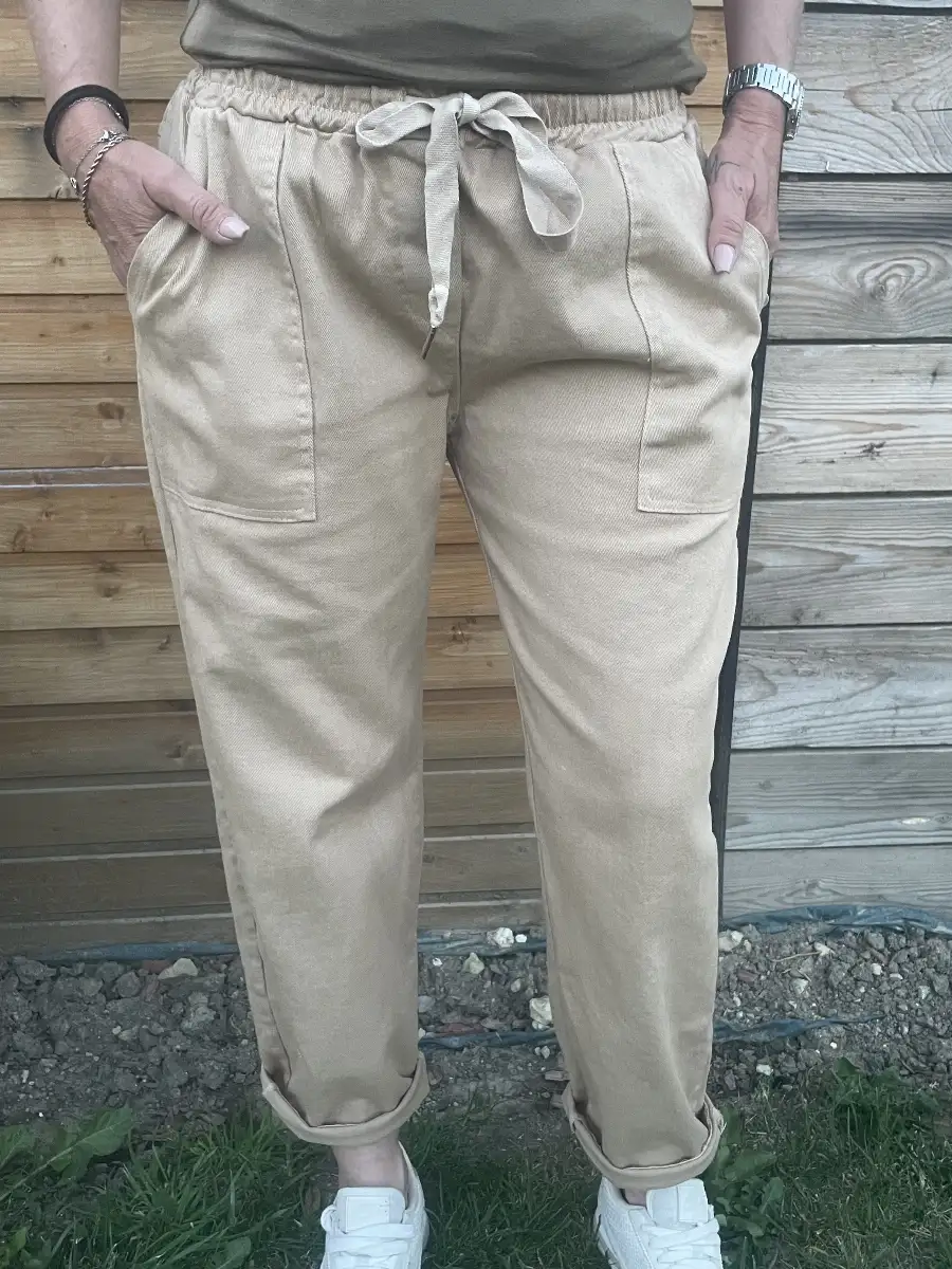 PANTALON CAMEL 34/42