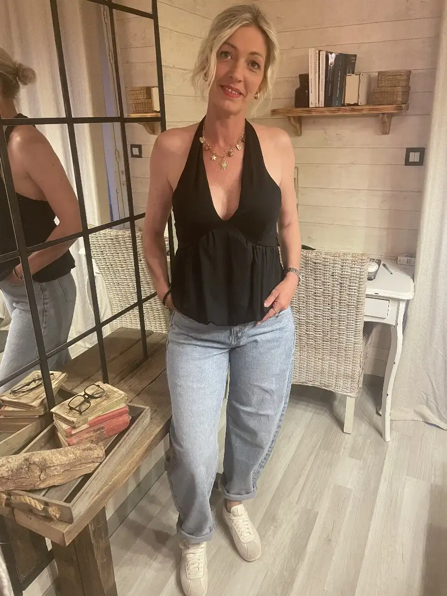 HAUT ELSA 34/42 NOIR