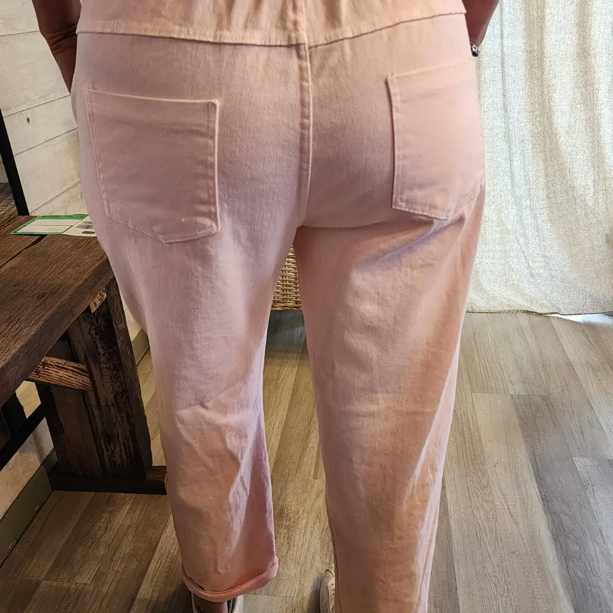 PANTALON ROSE 34/42