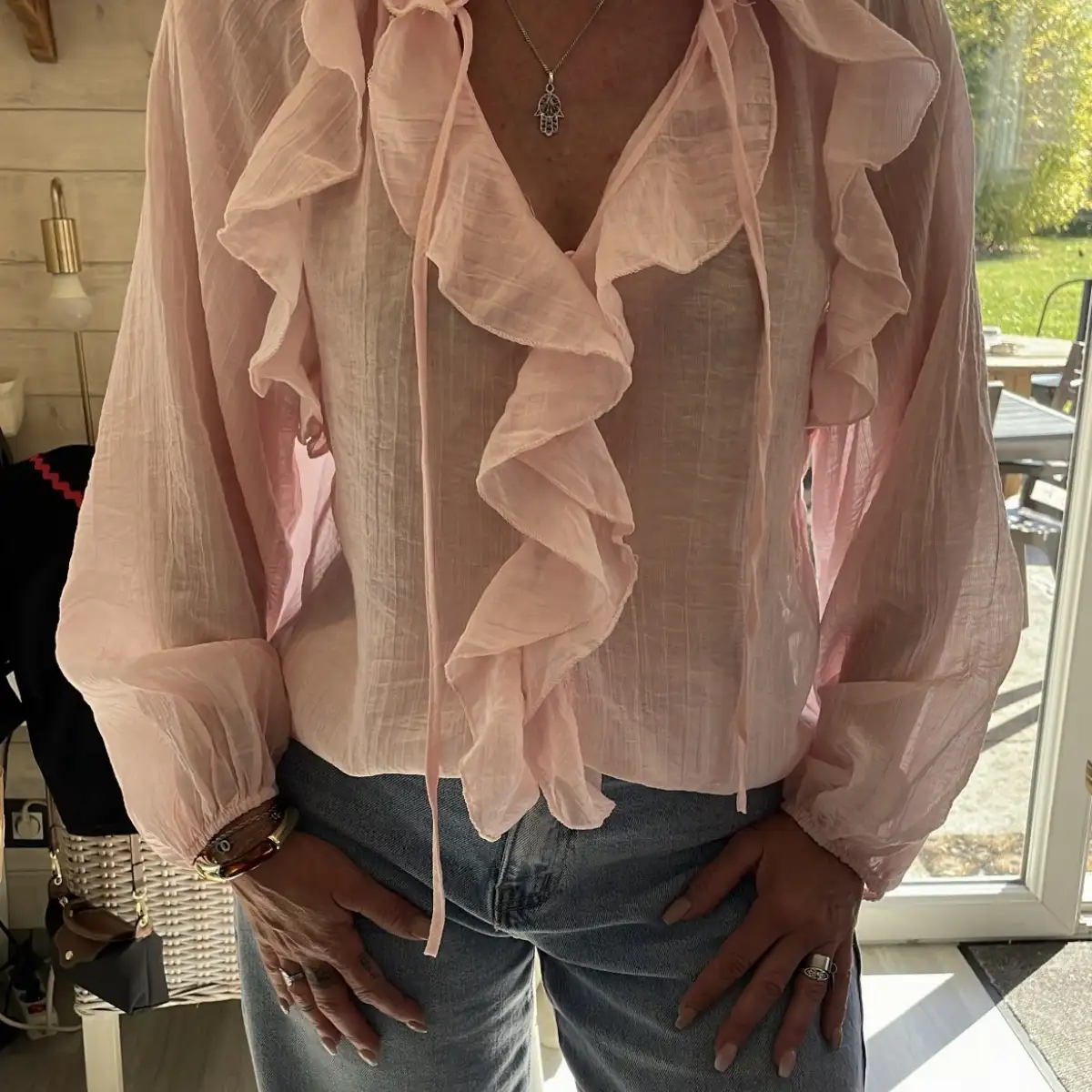 Blouse rose
