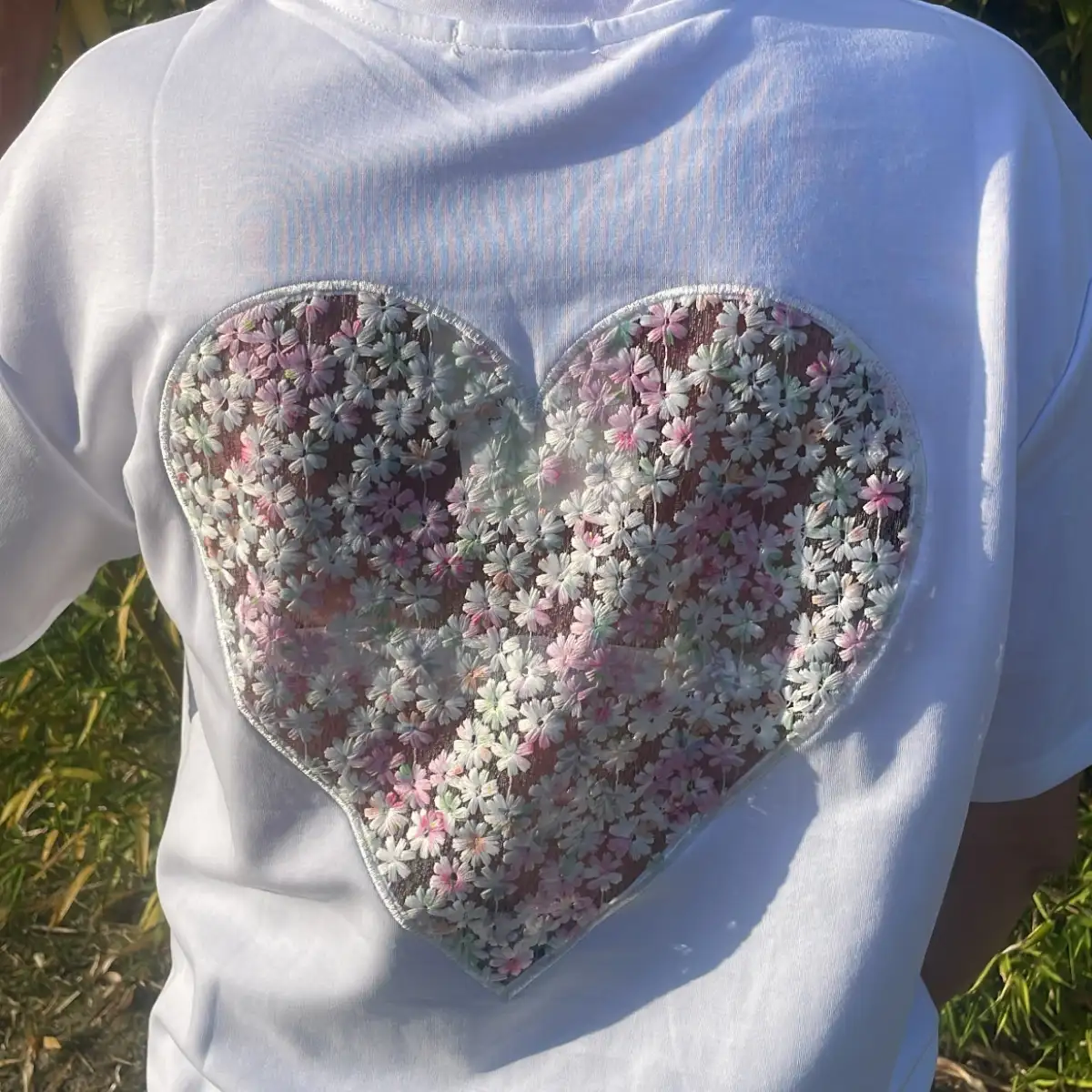 TEE SHIRT COEUR COULEUR (TU)