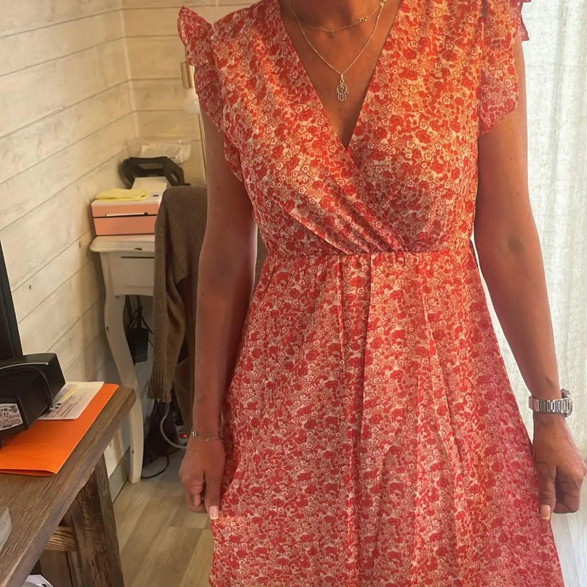 Robe fleur S,M,L