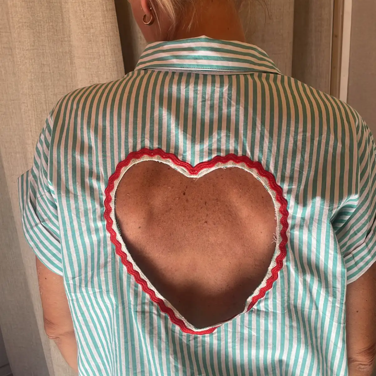 chemise cœur M/L