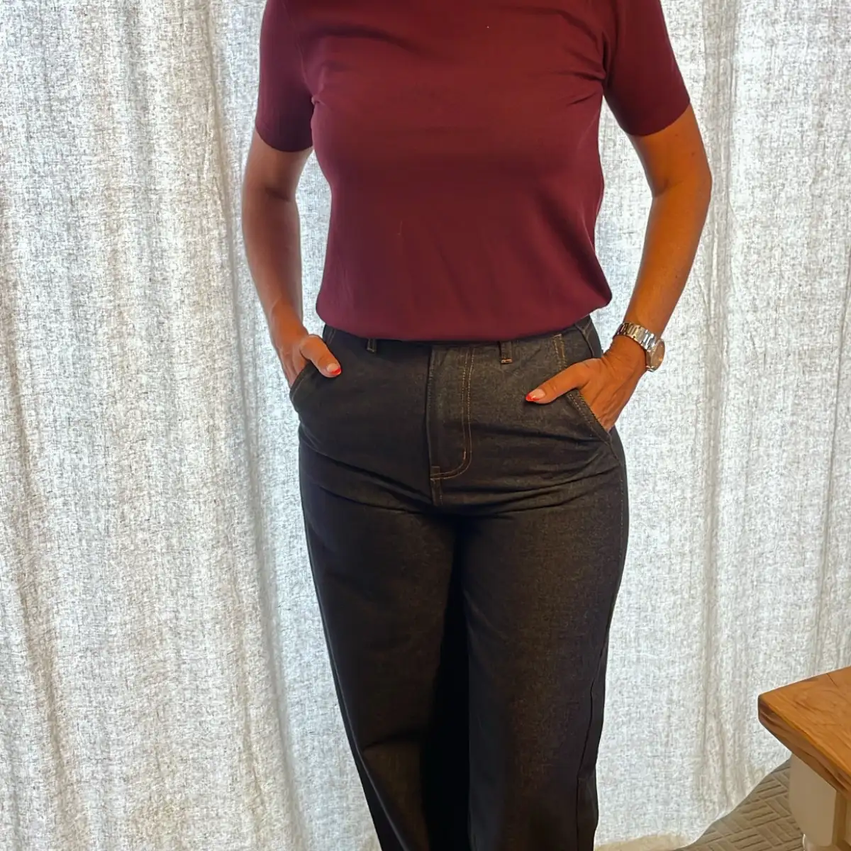 Pull bordeaux TU