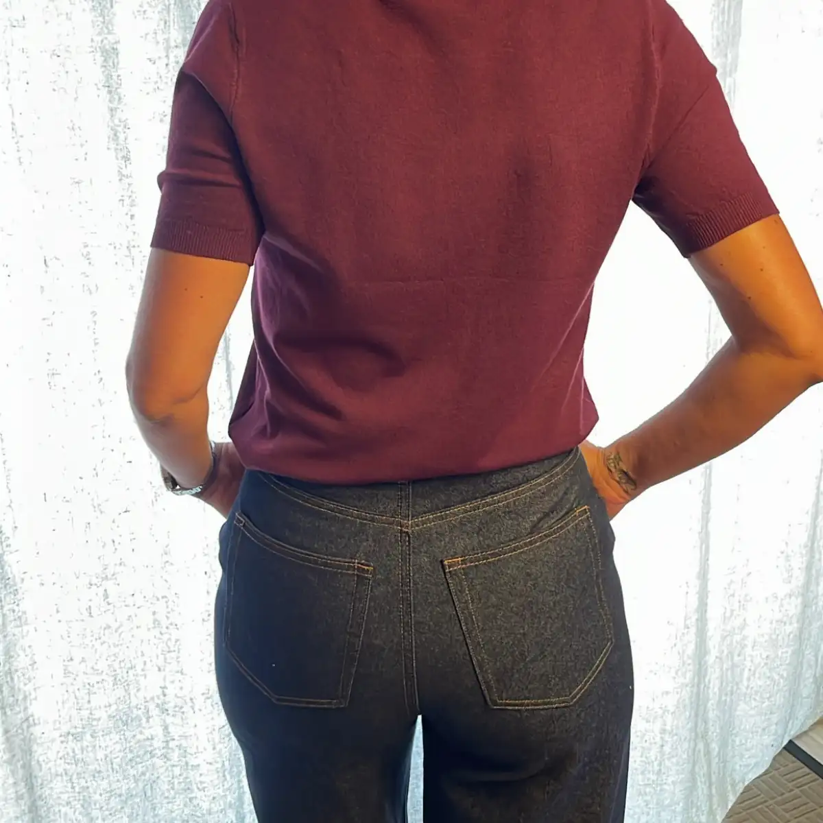 Pull bordeaux TU