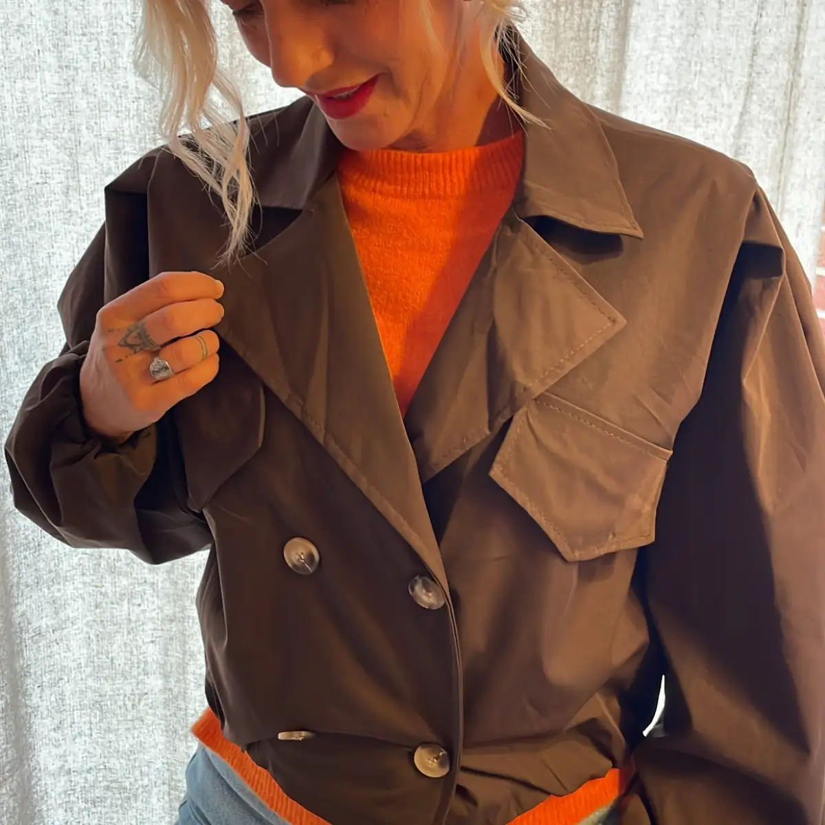 Veste chocolat