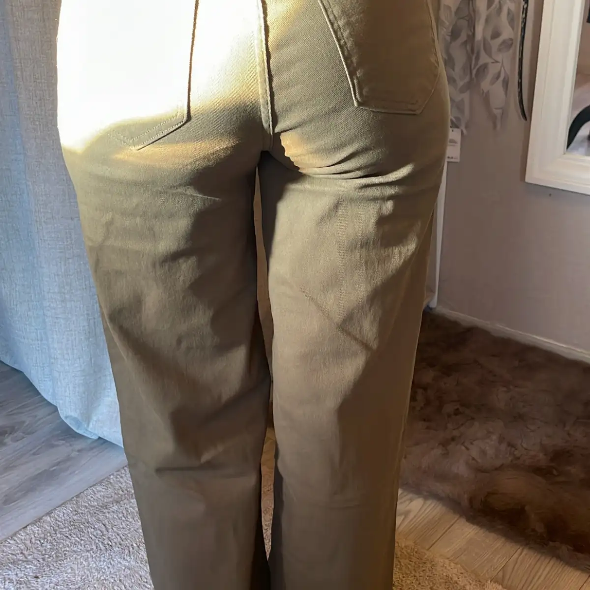 Jean Wide leg kaki