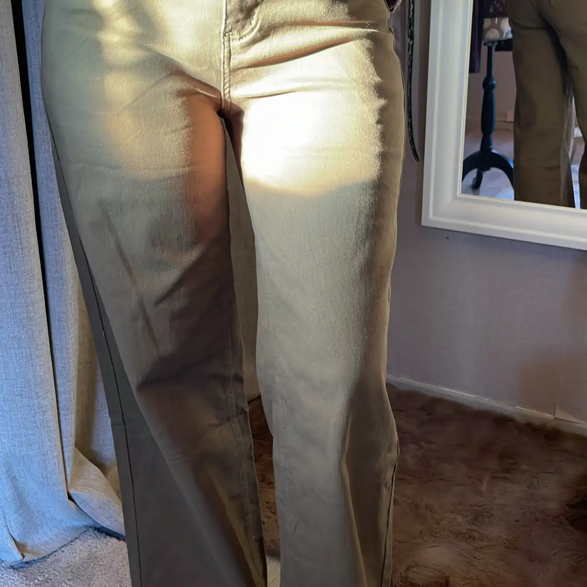 Jean Wide leg kaki