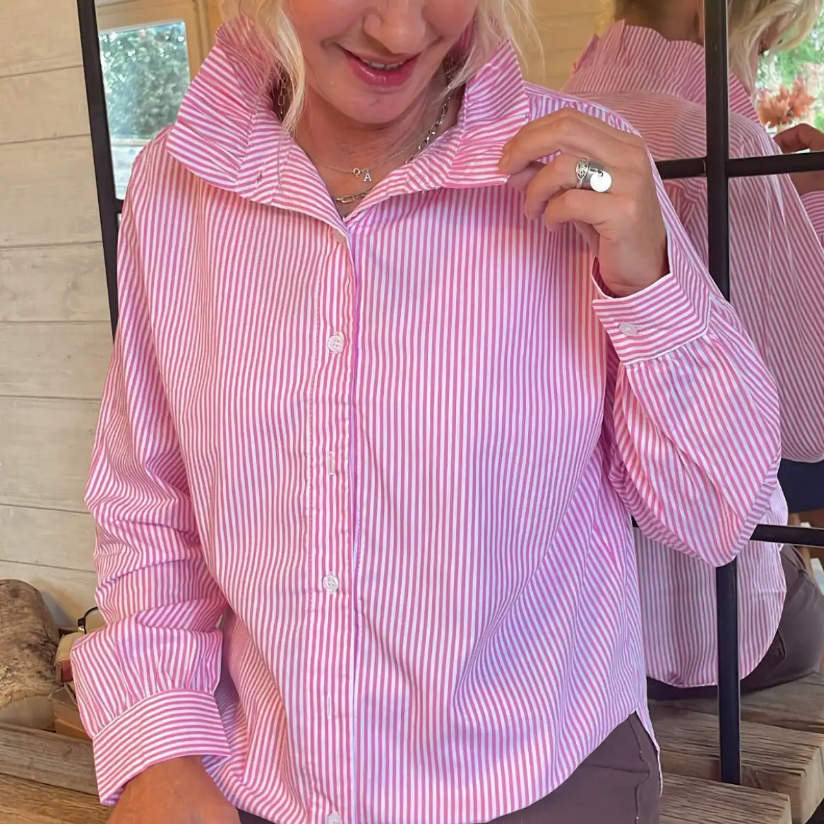 Chemise rose